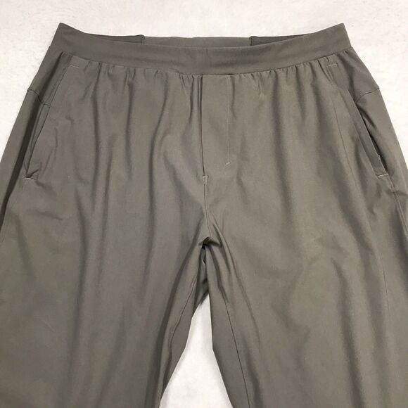 LULULEMON Surge Jogger Pant Men XL (34-36 x 30) Gray Drawstring Elastic Cuff - Picture 3 of 16